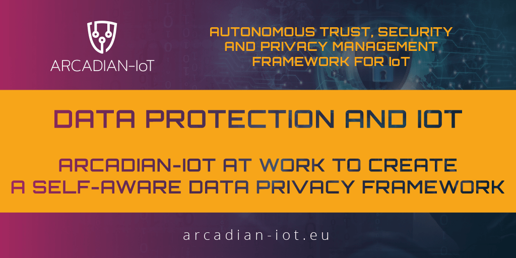 Data protection and IoT. ARCADIAN-IoT at work to create a self-aware data privacy framework